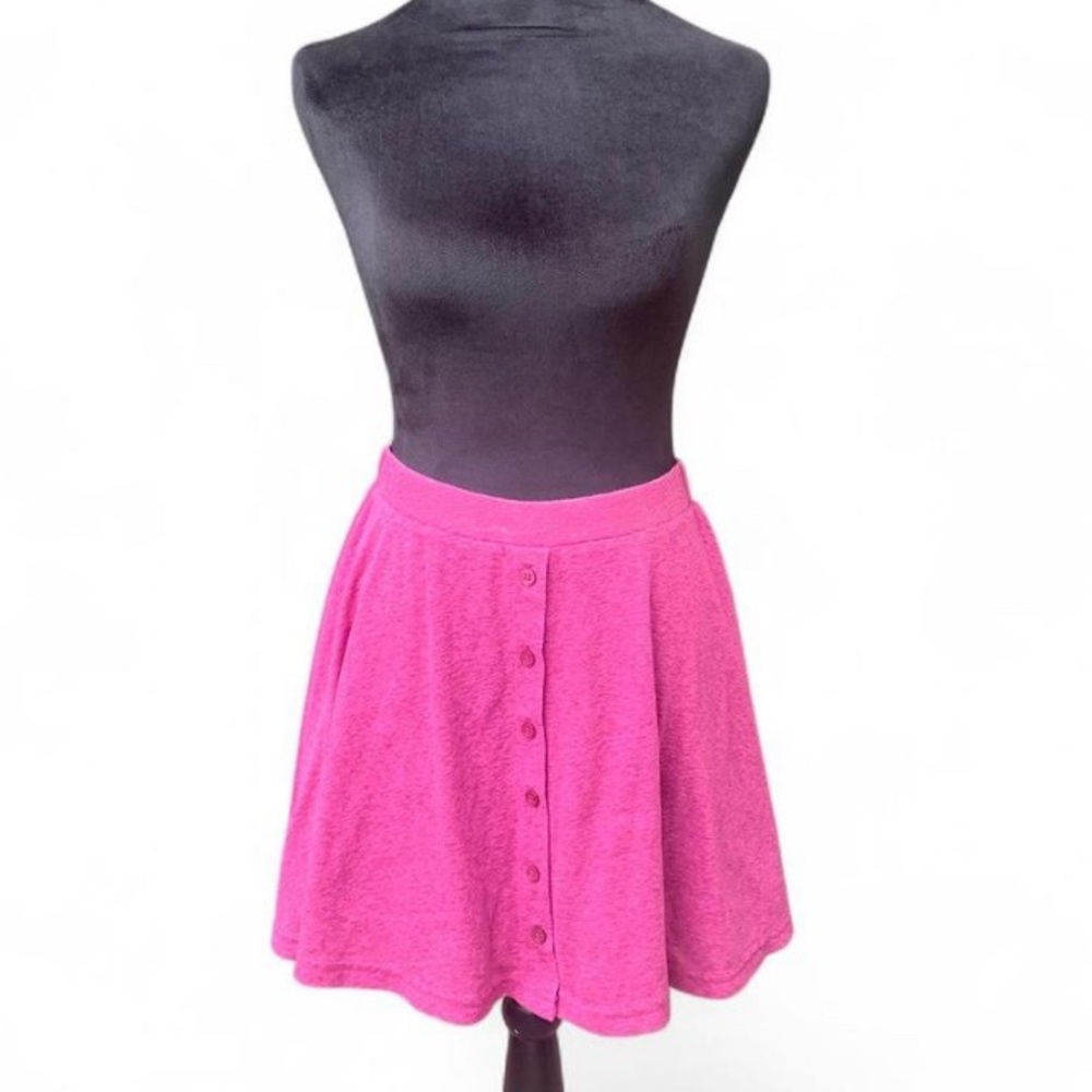 Retro Coquette A-Line Pink Mini Skirt